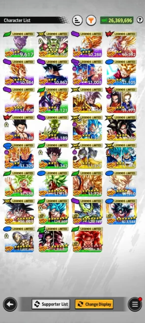 ANDROID+IOS- Team GT+UL ss4 Vegeta 10S+ UL ss4 Gogeta+ 31 LF (ss4 Gogeta Full+ss4 GokuVegeta 8s+Android 13+Goku mini GT) Godly Equip, Z+ (D106)