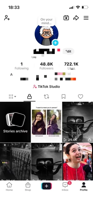 Instanly Delivery/ Monetized 47K Followers+700K Likes Account/ Creator Rewards Program Activated/ Live Stream/ Full Access