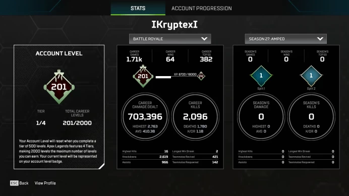 Apex Ea Account | Revenant Heirloom / Dead Man's Curve | Octane Heirloom / Butterfly Knife | 65 Legendries | Level 201 | Full Access