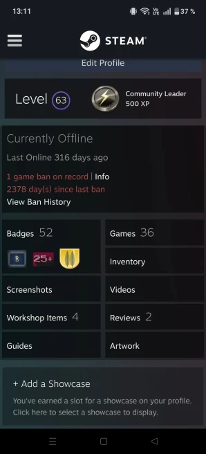[Code 8991] Level 63 + 52 Badge / Create 2017 / Very Cheap