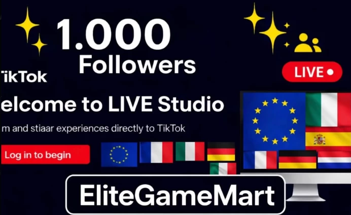 Europe | Account | TikTok 1.000-2.000 Followers | Live Studio + live Phone You Can Activated | Full Mail Access | Best Price By EliteGameMart