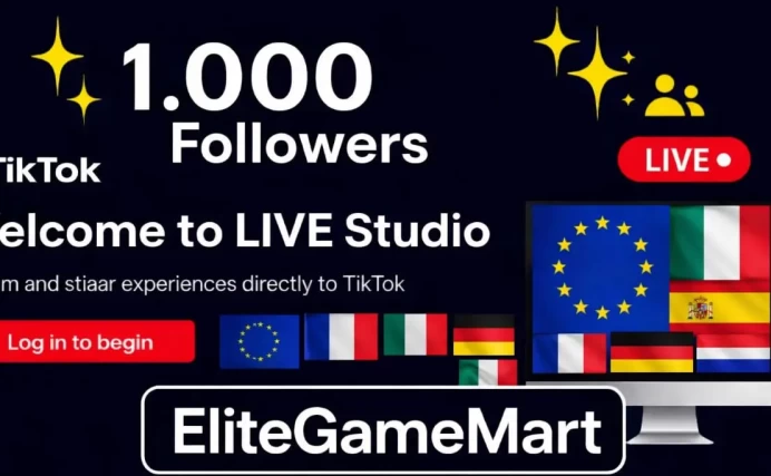 Europe | Account | TikTok 1.000-2.000 Followers | Live Studio + live Phone You Can Activated | Full Mail Access | Best Price By EliteGameMart