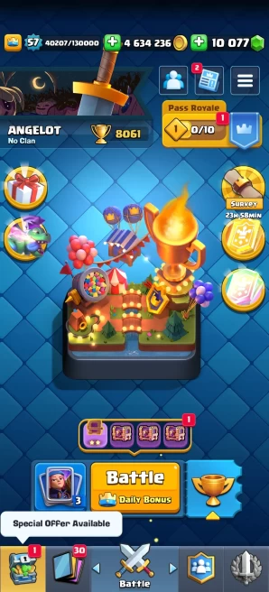 [Code 8997] Level 57 / 10k Gems + 6 Cards level 15 / Very Cheap