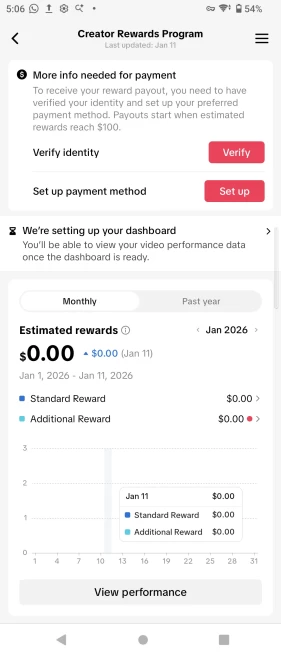 100% Monetized USA Account Creator Rewards Program Active | 10k Real Followers & 69k Likes | Real Screenshots + Full Access + Good Standing