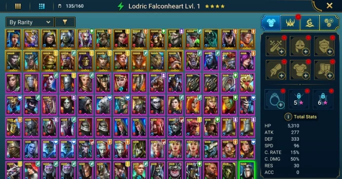Starter acc with Gnut : 88k energy / 57 mln coins / Tatura, Fu-Shan, Arix, Ninja + 19 Login Legendaries / Fenax, Whisper