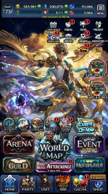 GLOBAL| 100k Crystal| EGSeadrael, Kyle KoPF, G.Lilaha, PoG Garland & Baran, Nael, etc| 2 UR ARK| Code Only| Check SS (LC873)