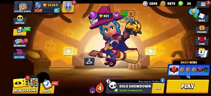 [Code 9002] Level 198 / 34k Trophy + 191 Skins / Very Cheap