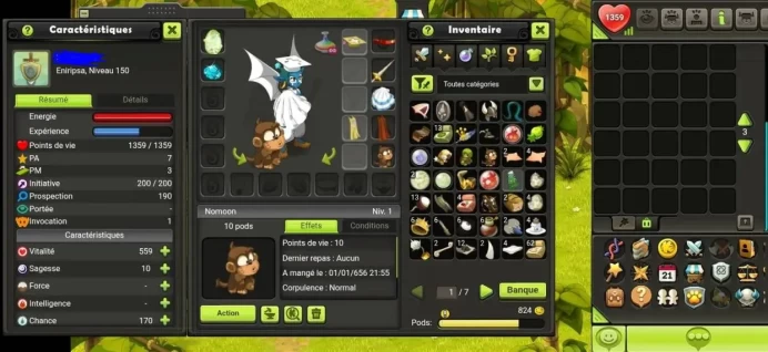 Eni Lv 150 Serveur Kelerog !!  Dofus Kaliptus  Non Certifier !!