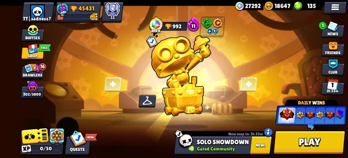 [Code 9010] Level 161 / 45k Trophy + 232 Skins / Very Cheap