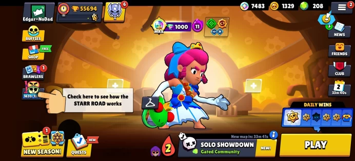 [Code 9015] Level 252 / 55k Trophy + 208 Gems / Very Cheap