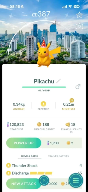 Mini-PTC || Party Hat SHINY PIKACHU with Jakarta BG | Car Free Day 2026