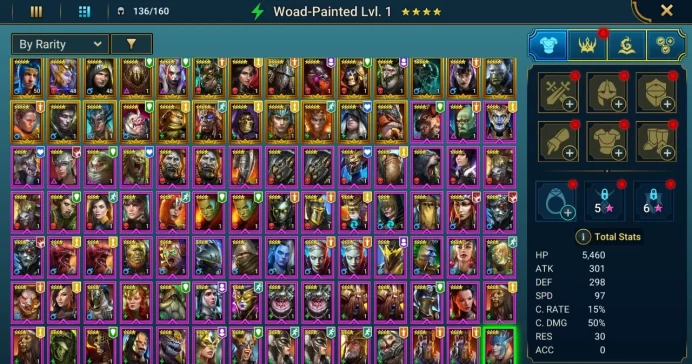 Starter acc with Graazur : 83k energy / 50 mln coins / Pythion, Bivald, Norog, Arix, Ninja + 19 Login Legendaries / Maneater