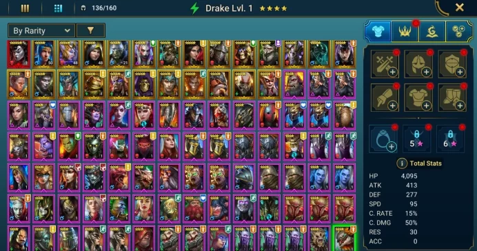 Starter with Mythical - Lady Mikage : 88k energy / 55 mln coins / Genzin, Yannica, Nobel, Arix, Ninja + 19 Login Legendaries