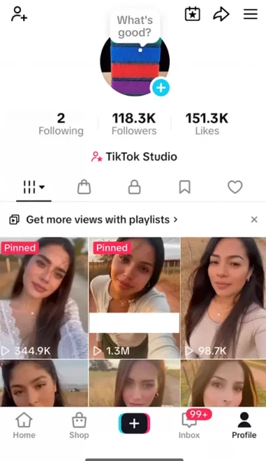 USA Monetized Account/ 118K Real Followers+151K Real Likes/ Creator Rewards Program Activated/ Tiktok Shop For Creator/ Full Access
