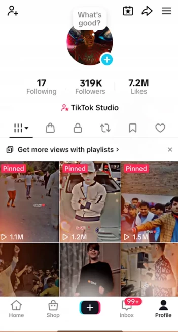 Instanly Delivery/ 319K Followers+7.2M Likes Account/ Tiktok Shop For Creator Activated/ Full Access