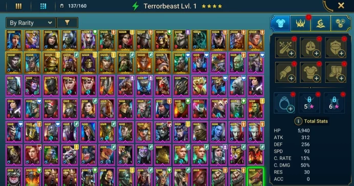 Starter acc with Thor : 88k energy / 60 mln coins / Padraig, Samar, Arix, Ninja + 19 Login Legendaries / Sabitha, Oboro
