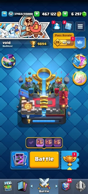 [Code 9029] Level 52 / 1 Cards Max + 3 Skins Towers / Very Cheap
