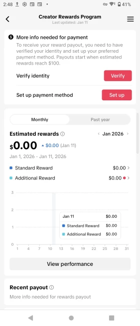 [Discounted] US Monetized Creator Rewards Program Account | 15K Authentic Followers & 152K Likes | Verified Screenshots + Acc in Good Standing