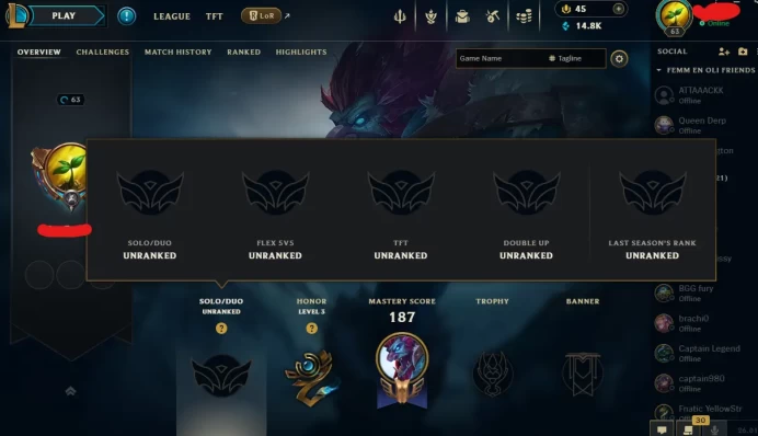 【EUW】Level 63   78  Champ/ 7  Skins   Full Access  High Quality Account  Instant Delivery️