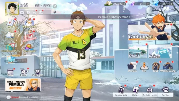 SEA|Lvl 45| 4 UR [Sakusa+Memo,Wakatoshi+Memom,Bokuto+Memo,Komori]+11 SSR[Shirabu,Tendo,Reon,Tanaka,Kuroo,ETC]|Log Google(HFH944)