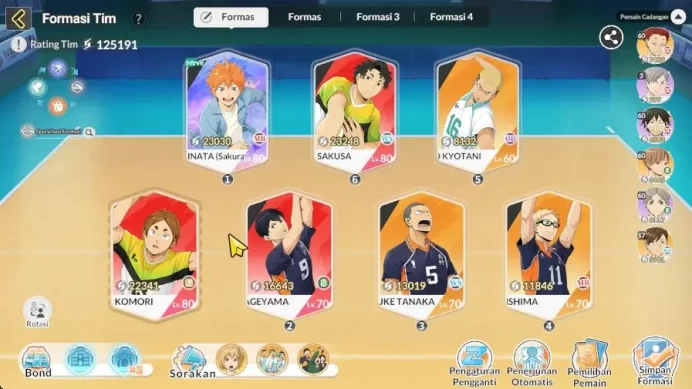 SEA|Lvl 42|1SP+Memo[Hinata]+3 UR+Memo[Kageyama,Komori,Sakusa]+9 SSR[Tanaka,Tsukishima,Nishinoya,Kyotani,ETC]|Log Google(HFH952)