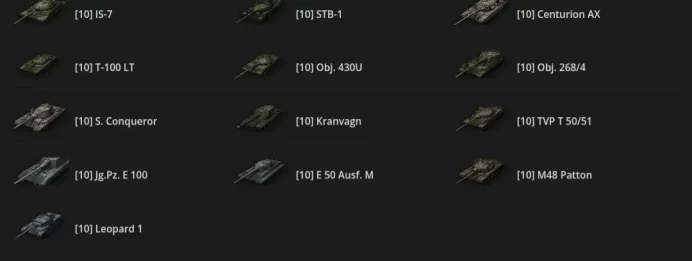 [Code 9044] Top Tank 13 + 51 Tank Premium / EUROPE / No acces mail