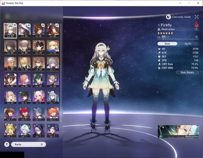 ASIA |TL 63|8 Limit FireFly+Sign,TheDahlia,Fugue,RuanMei,Dante,Saber,Archer,Luocha,Etc|Amphoreus|TakeMail|CheckSS(HSR5166)