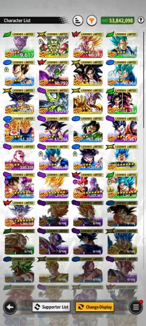 ANDROID+IOS- UL Goku Uis Full+25 LF (Ui Goku 8s+GokuHit+Goku pur+god ss Goku+Vegeta) Good Equipment (D109)