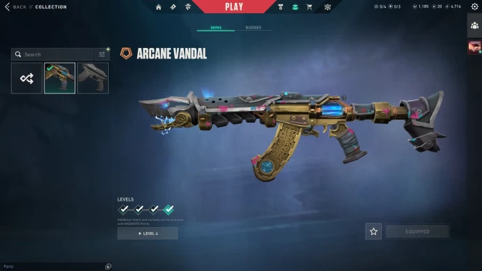EU Ascendant 1 [V25ACT4] + Arcane Vandal + 1185 VP | Email + Full Access