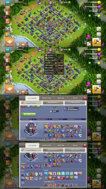 AR180- TH15 Max 100% | XP 180 | BK90 AQ90 MP60 GW62 RC38 | 10 Epic Equipment | 100% Secure SCID | iOS & Android