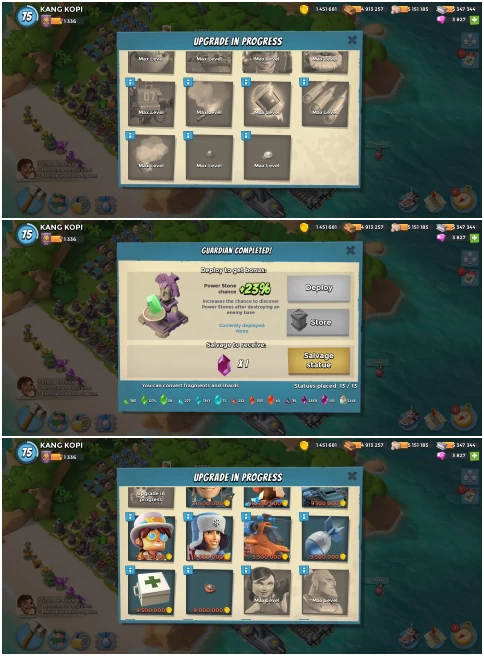 22 - Lv 75 | HQ 28 | PP 3248 | VP 1336 | Many Prototype and Stone | 3827 Diamond | INSTANT DELIVERY!