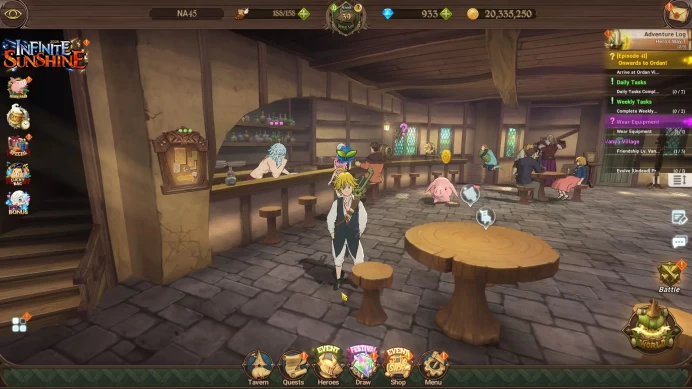 Global | 766K CC | Starter | 933 Gems | CH 4 | 3 UR | Tristan,Elizabeth&Meliodas,Demon King Meliodas | Code Only | (SDS3198)