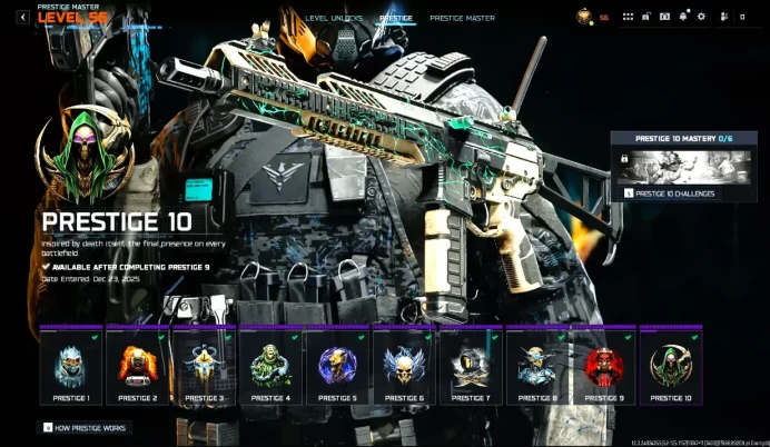  B07/WARZONE  | 30+ Guns Maxed  | Prestige Master  | level 55  | 25 Operators    | All Prestige Complete  |Full ACCESS