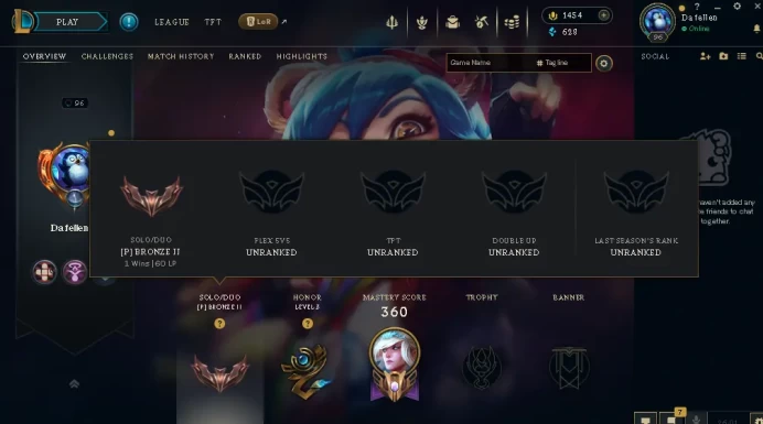 EUW -(S16) BRONZE 2(60LP) %!00WR - 114 Champ - 37 Good Skins(1 Mythic, 3 Legendary, 9 Epic)  - S4 ACC - FULL ACCES - LIFETIME WARRANTY - CHEAP