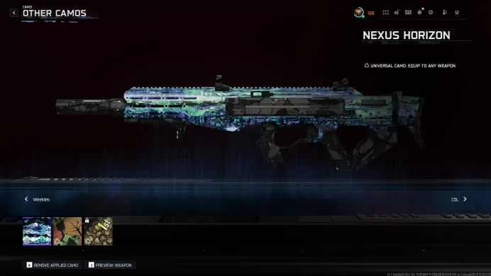 | WZ / BO7 | Nexus Horizon | Prestige Master – Level 126 | 26 Guns Fully Maxed | Full Access Account | Instant Delivery