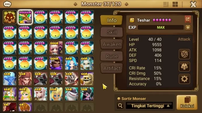 EU|Lv 25|Ready Gacha|160 11 YSC + 3 LAAS + 4 LS + 4 LDS + 105 MS + 1,6K Crystal|1 NB5[Thesar]|Hive|Check SS(SWR927)