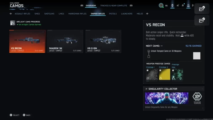 BO7 ∎ 30x guns Singularity Camos ∎ Lvl 55 ∎ Ranked Ready ∎  Full Access ∎ All platforms linkable ∎ BO7 not purchased ∎ Full Access