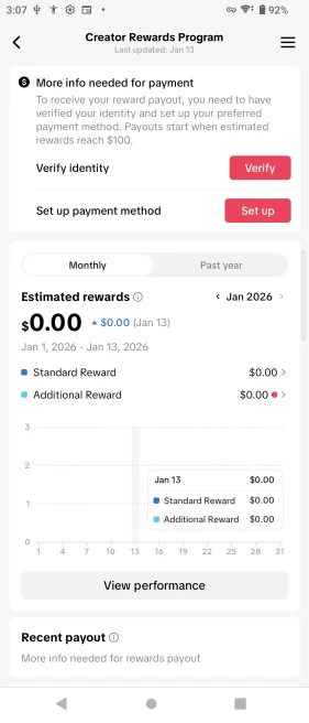 100% Monetized Account Creator Rewards Program Active | 18k Real Followers 195k Likes| Real Screenshots + Full Access + Account in Good Standing