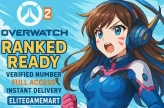 BATTLENET |S-20| OVERWATCH 2 | 20 WINS | FULL ACCESS| READY FOR RANK|NUMBER & EMAIL VARIFIED #GG48