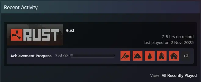 [STEAM] Rust ~ 2.8 real hours ~   |   Full Access
