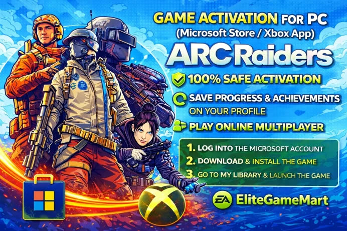 ARC RAIDERS Online • PC • Microsoft Store • Own Account • Steam Crossplay • Safe & Fast #GGV31