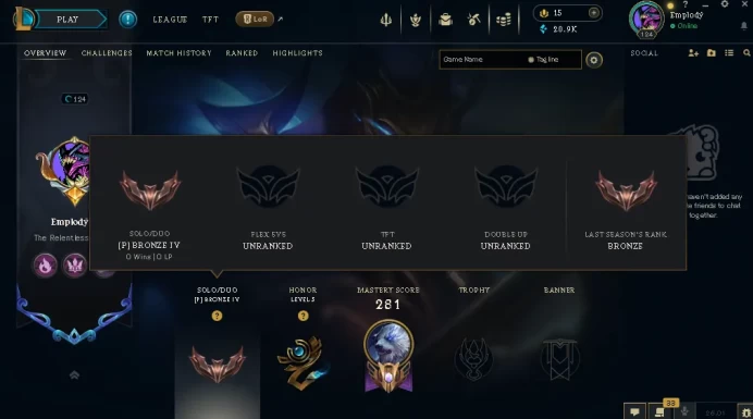 EUW -(S16) BRONZE 4 - 102 Champ - 49 Good Skins(2 Mythic, 5 Legendary, 11 Epic) - 20.9K BE - S3 ACC - FULL ACCES - LIFETIME WARRANTY - CHEAP