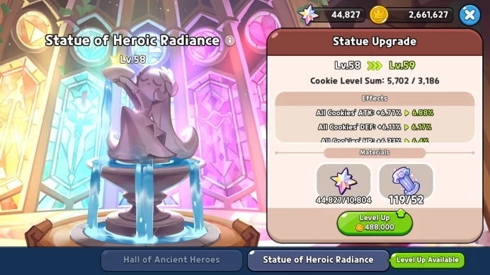 CRK405: Lv58 - 5194 k Powers 159/160 Cookie | (new Best Silent Salt | Shadow milk 4star) -63k Crystals