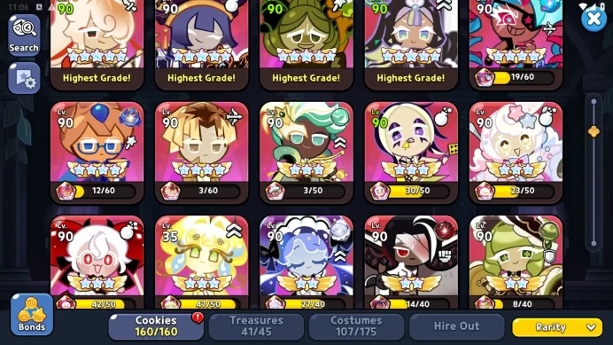 CRK413: Lv57 - 3346k Powers - Castle level 14 - 160 Cookie | Eli 3 - DarkCao