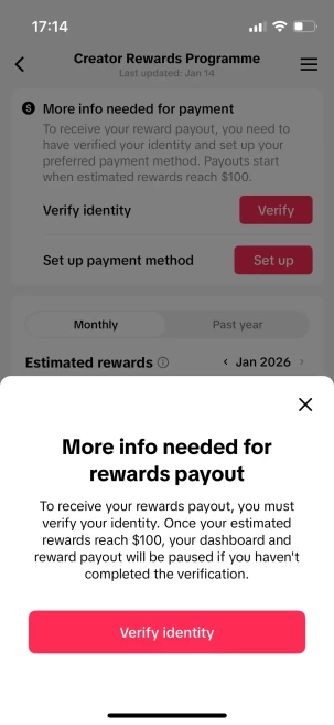 Instanly Delivery/ Monetized 39K Followers+140K Likes Account/ Creator Rewards Program Activated/ Live Stream/ Full Access
