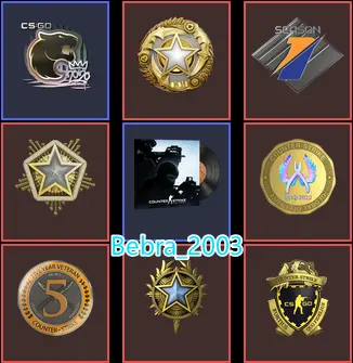 CS2 Prime 1096 hours+7Medals(2020-2024-2025 Service Medal/5Y/Premier Season One Medal/Loyalty Badge/Global Offensive Badge)