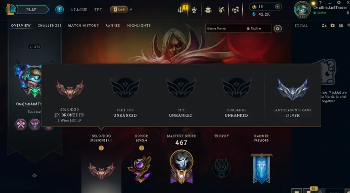 EUW -(S16) BRONZE 3(60LP) %100WR - 172 Champ - 76 Good Skins(1 Mythic, 10 Legendary, 20 Epic) - 42.2K BE -S3 ACC - FULL ACCES - CHEAP
