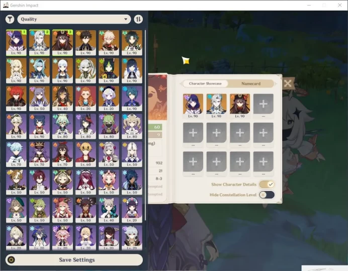 ASIA|AR 60|11 Limited +13(5*Weapon)|RaidenC2+sign,HutaoC1+sign,TignariC1,DilucC4|5 skin|TakeMail|Reoni On|CheckSS (GI4572)