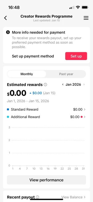 Monetized Account/120K Followers+1.2M Likes/ Creator Rewards Program Activated/ Live Stream/ Full Access
