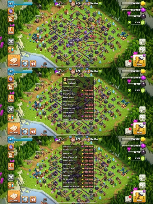 AR187- TH15 Near Max | XP 197 | BK82 AQ85 MP61 GW62 RC35 | +1300 Gems | 6 Heroes Skins & 9 Epic Equipment | 100% Secure SCID | iOS & Android